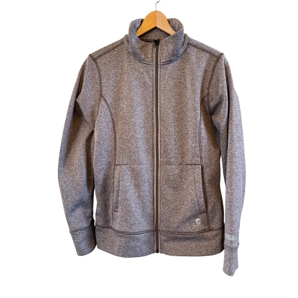 Women's Carhartt Full Zip Hooded Force Ext. Casual‎ Comfortable Jacket M (8-10)
